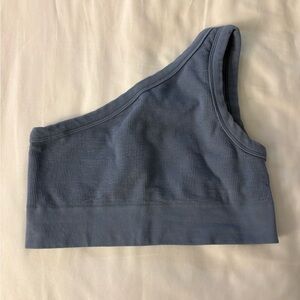 Gymshark Ribbed Cotton Seamless One Shoulder Bra